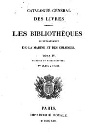 Tapa de Catalogue général des livres composant les bibliothèques du Département de ..