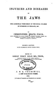 Tapa de Injuries and diseases of the jaws