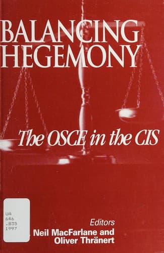 Tapa de Balancing hegemony