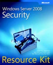 Tapa de Microsoft® Windows server 2008 security resource kit
