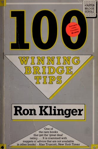 Tapa de 100 winning bridge tips for the improving player