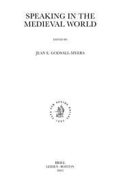 Tapa de Speaking in the medieval world