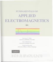 Tapa de Fundamentals of applied electromagnetics