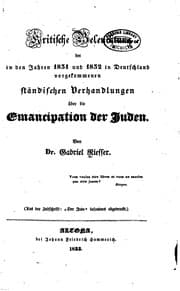 Tapa de Kritische Beleuchtung der in den Jahren 1831 und 1832 in Deutschland vorgekommenen ständischen ..