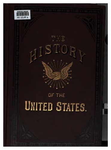 Tapa de A History of the United States: From the Discovery of the American Continent to the Present Time