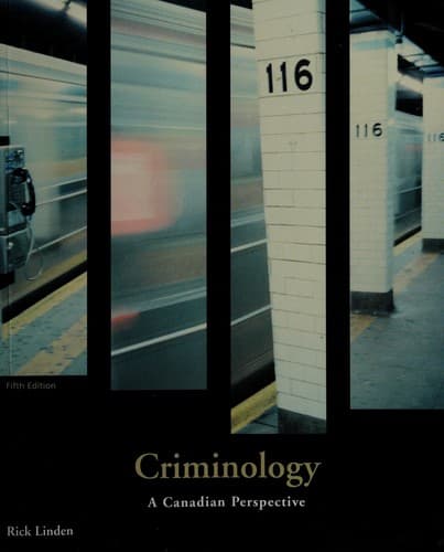 Tapa de Criminology
