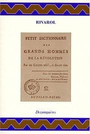 Tapa de Petit dictionnaire des grands hommes de la Révolution