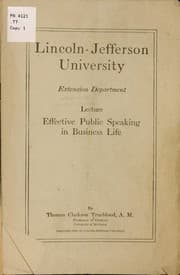 Tapa de Effective public speaking in business life