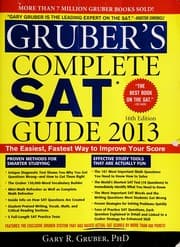 Tapa de Gruber's complete SAT guide 2013