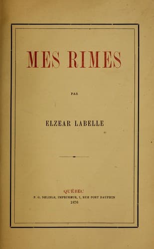 Tapa de Mes rimes