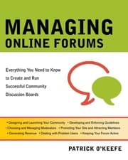 Tapa de Managing online forums