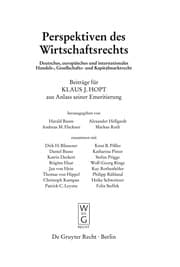 Tapa de Perspektiven des Wirtschaftsrechts
