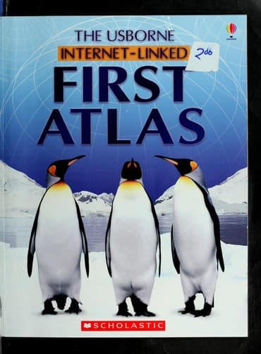 Tapa de The Usborne internet-linked first atlas