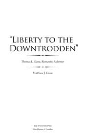 Tapa de "Liberty to the downtrodden"