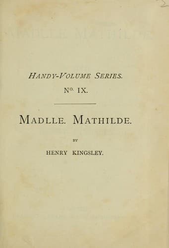 Tapa de Madlle