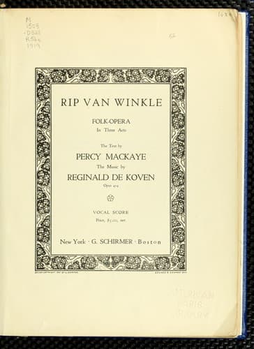 Tapa de Rip van Winkle
