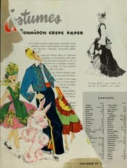 Tapa de Easy-to-make colorful costumes of Dennison crepe paper