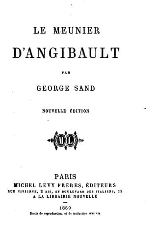 Tapa de Le meunier d'Angibault