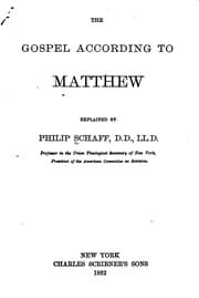 Tapa de The Gospel According to Matthew