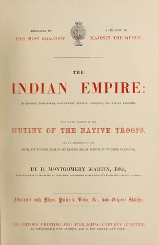 Tapa de The Indian empire