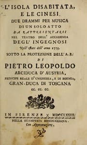 Tapa de L'isola disabitata e Le Cinesi