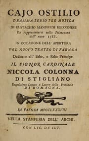 Tapa de Cajo Ostilio