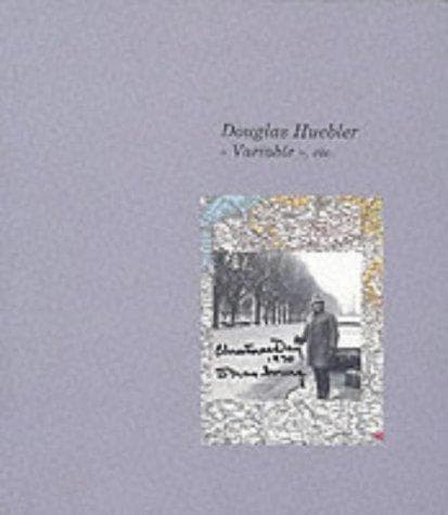 Tapa de Douglas Huebler