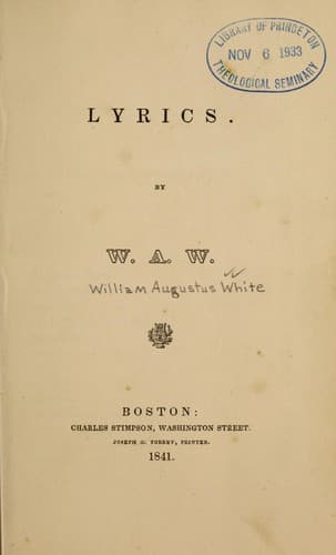 Tapa de Lyrics