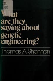 Tapa de What are they saying about genetic engineering?