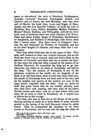 Tapa de Chronicle and Romance: Froissart, Malory, Holinshed ; with Introductions ..