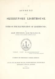 Tapa de Account of the Skerryvore lighthouse ...