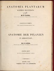 Tapa de Anatomia plantarum, iconibus illustrata