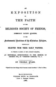 Tapa de An Exposition of the Faith of the Religious Society of Friends: Commonly ..