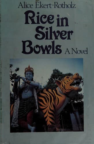 Tapa de Rice in silver bowls