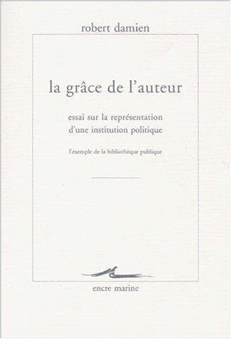 Tapa de La grâce de l'auteur