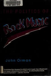 Tapa de The politics of rock music