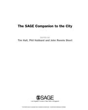 Tapa de The SAGE companion to the city