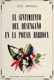 Tapa de El sentimiento del desengaño en la poesía barroca