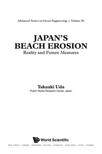 Tapa de Japan's beach erosion