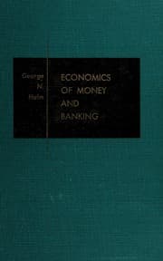 Tapa de Economics of money and banking