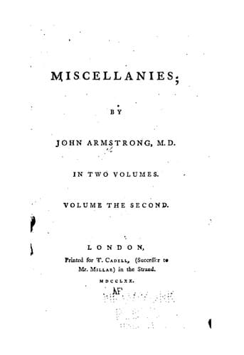 Tapa de Miscellanies