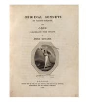 Tapa de Original Sonnets on Various Subjects: And, Odes Paraphrased from Horace