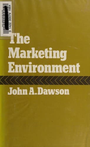 Tapa de The marketing environment