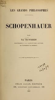 Tapa de Schopenhauer