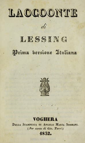 Tapa de Laocoonte di Lessing