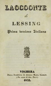 Tapa de Laocoonte di Lessing