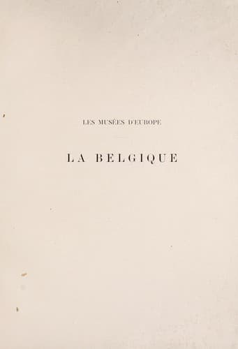 Tapa de Les musees d'Europe