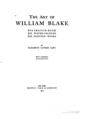 Tapa de The art of William Blake