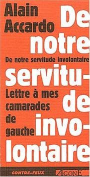Tapa de De notre servitude involontaire