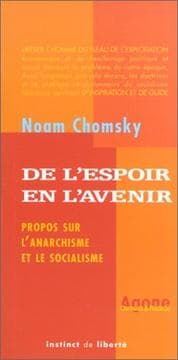 Tapa de De l'espoir en l'avenir
